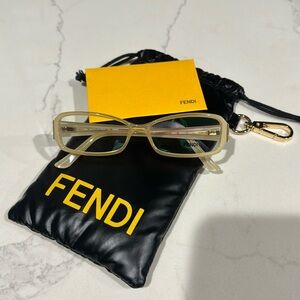 💛NEW FENDI GLASSES PEARL YELLOW💛
